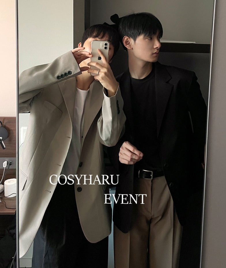 【COSYHARU】Cavaly Minimal Semi-Overfit Blazer COSYHARU (コシハル) - ケボリーミニマルセミオーバーフィット