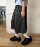 [unisex] Delky Pintuck Pigment Bermuda Sweatpants