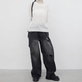 Tien see-through mesh knitwear