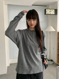 [unisex] Chuter Henley Neck Warmer Waffle Tee