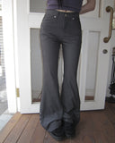Paulver Eyelet Bootcut Pants
