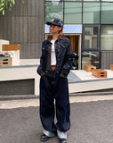 Pose No Collar Non-Fade Denim Jacket