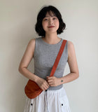 Tekong Basic Color Rib Sleeveless
