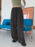 Ond Pigment Pocket Banding Long Wide Cargo Pants