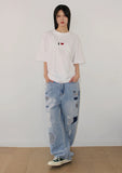 SMALL HEART HALF T
