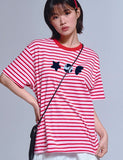 TRIO Stripe Short Sleeve Tee