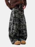 Summer Camo Wide Cargo Pants