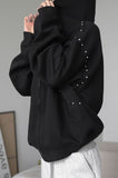 Type Rivet Hood Zip-Up