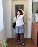 Kotali Check Balloon Layered One Piece