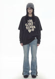 END OF TIME Lace Short Sleeve T-shirt