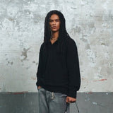 SAINT BLACK KNIT SHIRTS