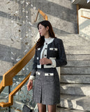 Ibrea Tweed Color Matching Jacket