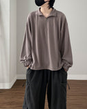 Skin Half Neck Knit Sweatshirt