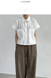 Tapt Big Pocket Crop Shirt