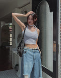 Roa strap ribbed sleeveless