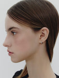Precise Silver (W) One-Touch Earrings S