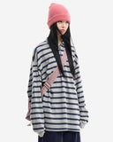 Shade collared stripe long sleeve