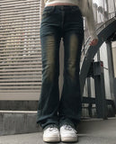 Ruffie Bootcut Seawashing Denim Pants