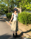 Keshi Pigment Washed Cargo Bermuda Shorts