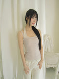 Cordon Layered Halter Sleeveless