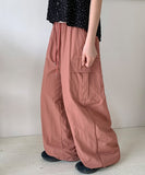 [unisex] Tenjo Color Banding Nylon String Cargo Pants