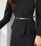 Erzel Gold Buckle Belt