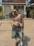 Cult Wide Bermuda Denim Pants
