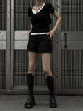 Laz Henley Neck Sleeveless