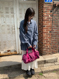 Terrani Training Shirring Long Skirt