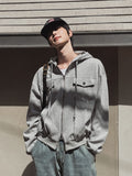 Kuro Trucker Hooded Jacket