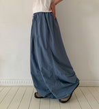 [unisex] Gyuden Nylon Banding Wide Pants