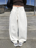 Milt Back Adjust Strap Balloon Wide Pants