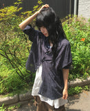 Komeko Summer Over Fit Check Shirt