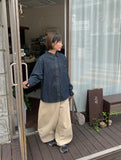 Delotte Denim Long Sleeve Shirt