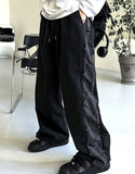 Cross string nylon pants