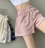 Ribbon Point Kitsch Pastel Banding Shorts