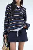 Buffle Stripe Collar T-Shirt