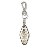 Vintage Hotel Epoxy Keyring