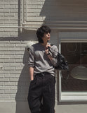 Kuro henry-neck long sleeves