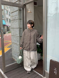 Groua Check Over Hood Windbreaker