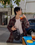 Posi Smooth Overfit Check Shirt