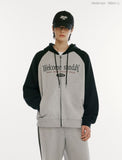 Vintage Raglan Hood Zip-Up