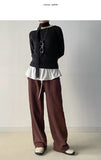 Winter Fleece Wide Training Pants