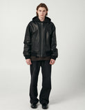 Overfit Bomber Hooded Jacket