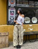 Summer Belted New Cargo Pants