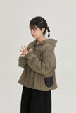 [BAONHAUS] Poche Shirring Hood Jacket