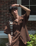 Solar Pleated Half Shirt