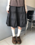 Hanyu Frill Midi Skirt