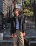 Laken Cotton Washed Zipper Blouson