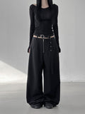 See-through handwarmer boatneck tee